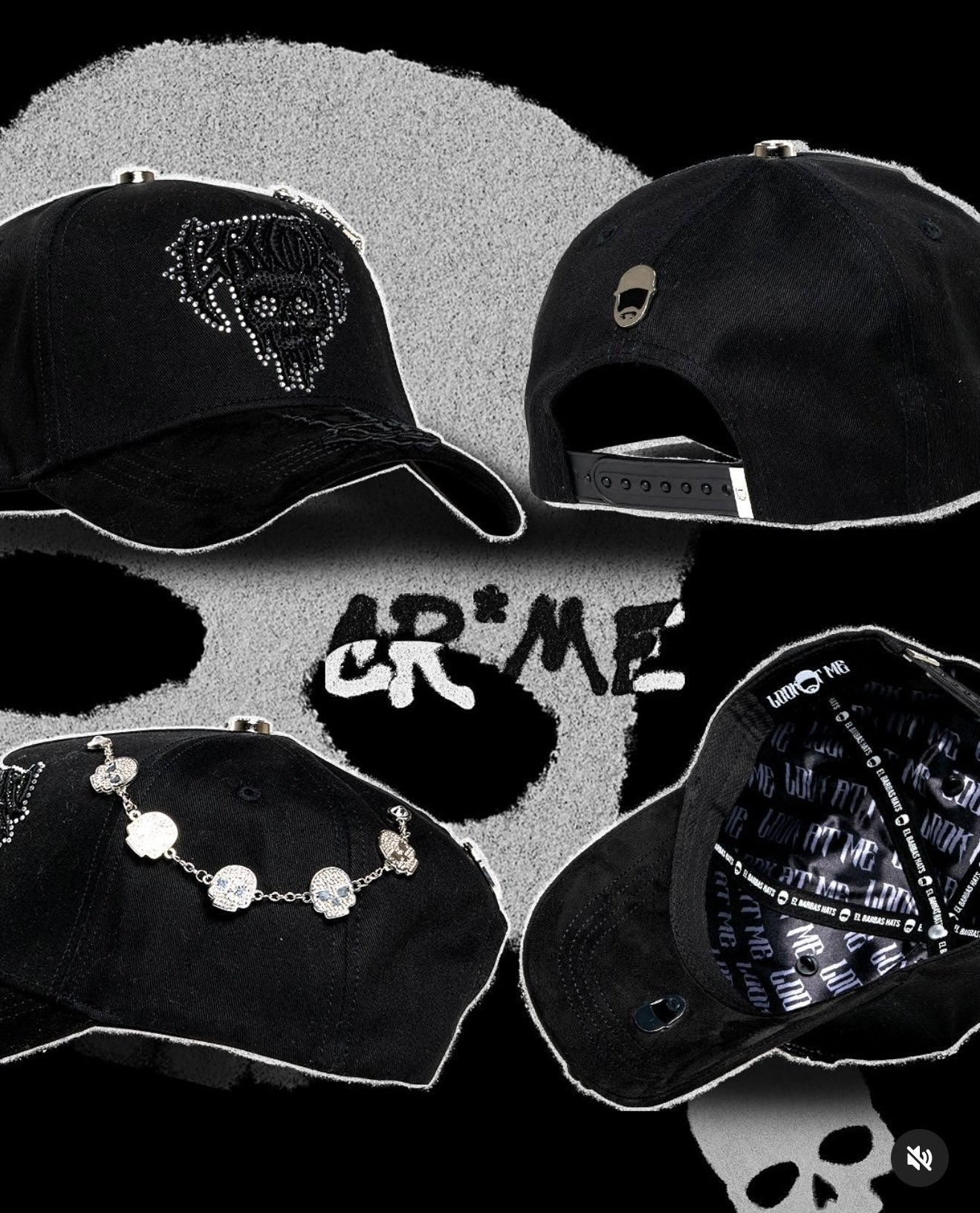 CRIME Barbas hats